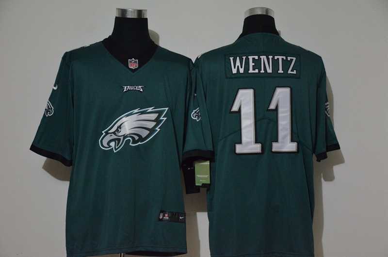 Nike Eagles 11 Carson Wentz Green Vapor Untouchable Limited Jersey,We sell and wholesale Nike Eagles 11 Carson Wentz Green Vapor Untouchable Limited Jersey on line form chian!